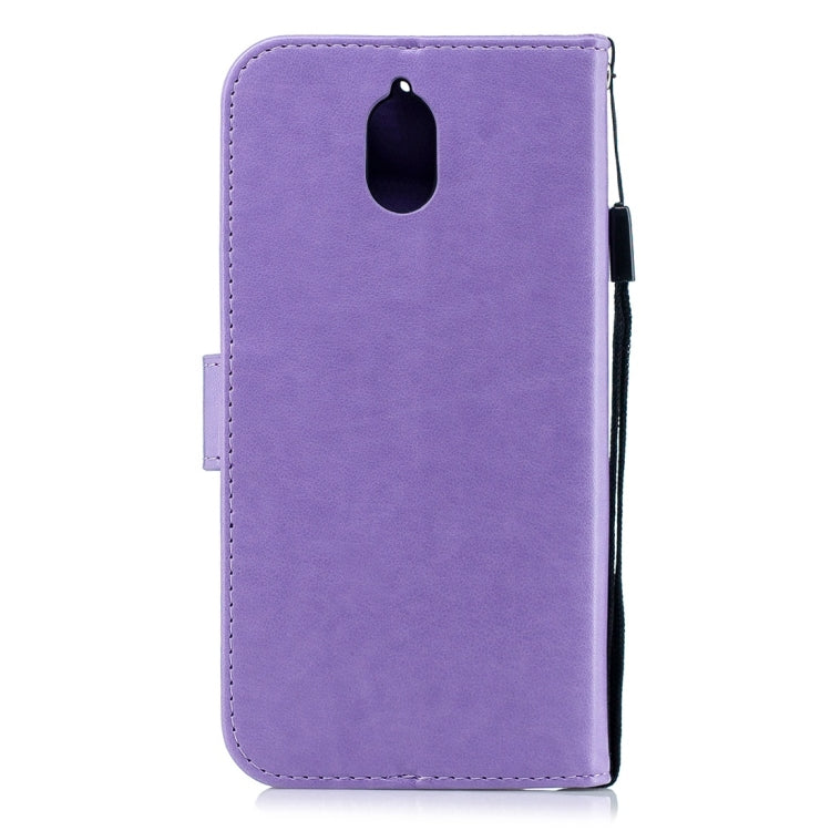 For Nokia 3.1 Plum Flowers Pattern Horizontal Flip Leather Case with Holder & Card Slots & Wallet & Lanyard