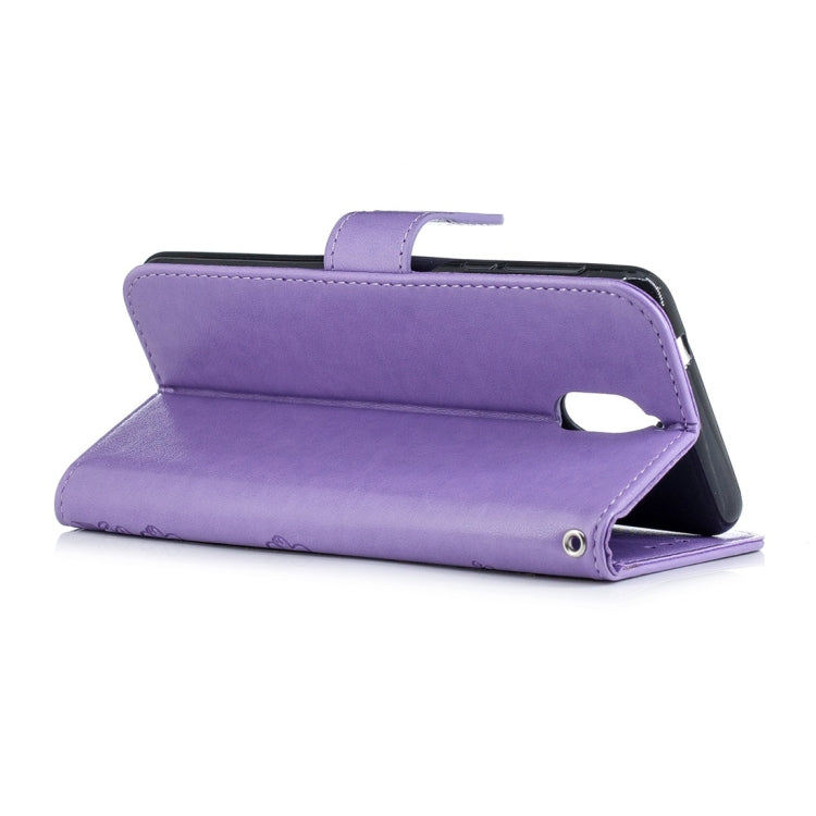 For Nokia 3.1 Plum Flowers Pattern Horizontal Flip Leather Case with Holder & Card Slots & Wallet & Lanyard