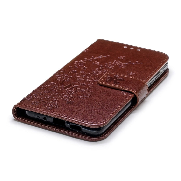 For Nokia 3.1 Plum Flowers Pattern Horizontal Flip Leather Case with Holder & Card Slots & Wallet & Lanyard