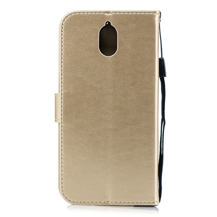 For Nokia 3.1 Plum Flowers Pattern Horizontal Flip Leather Case with Holder & Card Slots & Wallet & Lanyard