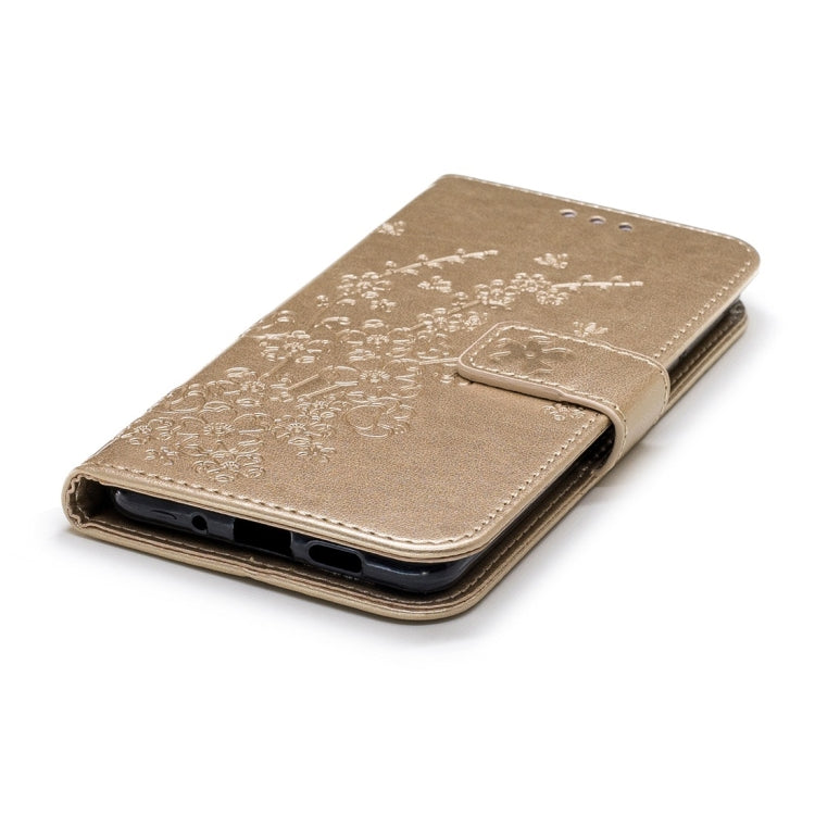 For Nokia 3.1 Plum Flowers Pattern Horizontal Flip Leather Case with Holder & Card Slots & Wallet & Lanyard