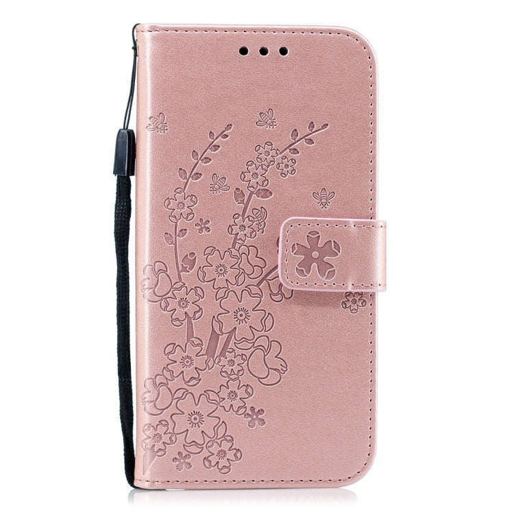 For Nokia 3.1 Plum Flowers Pattern Horizontal Flip Leather Case with Holder & Card Slots & Wallet & Lanyard