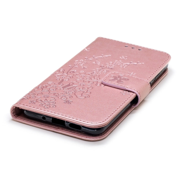 For Nokia 3.1 Plum Flowers Pattern Horizontal Flip Leather Case with Holder & Card Slots & Wallet & Lanyard