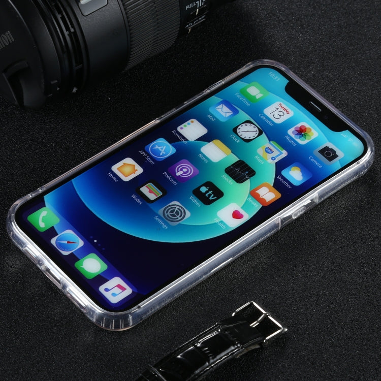 For iPhone 12 Pro Max Four-corner Shockproof Transparent TPU + PC Protective Case