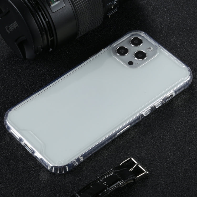 For iPhone 12 Pro Max Four-corner Shockproof Transparent TPU + PC Protective Case