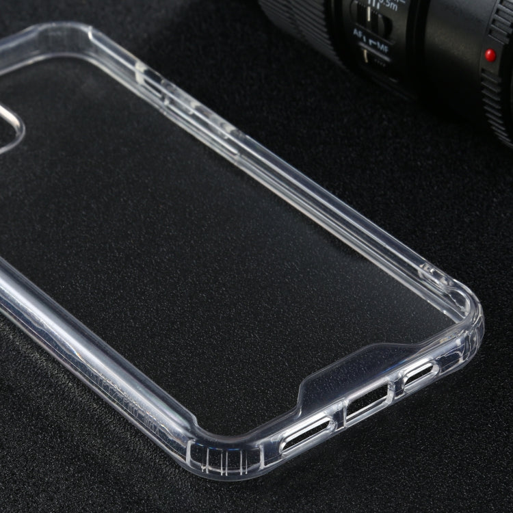 For iPhone 12 Pro Max Four-corner Shockproof Transparent TPU + PC Protective Case