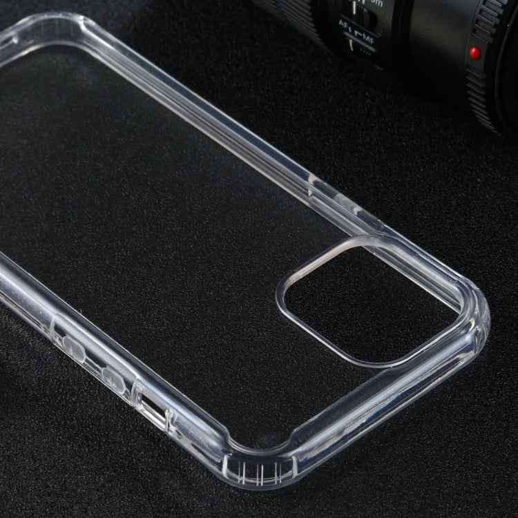 For iPhone 12 Pro Max Four-corner Shockproof Transparent TPU + PC Protective Case