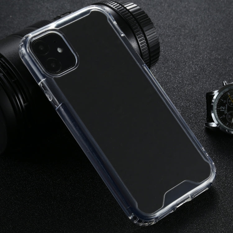 For iPhone 11 Four-corner Shockproof Transparent TPU + PC Protective Case