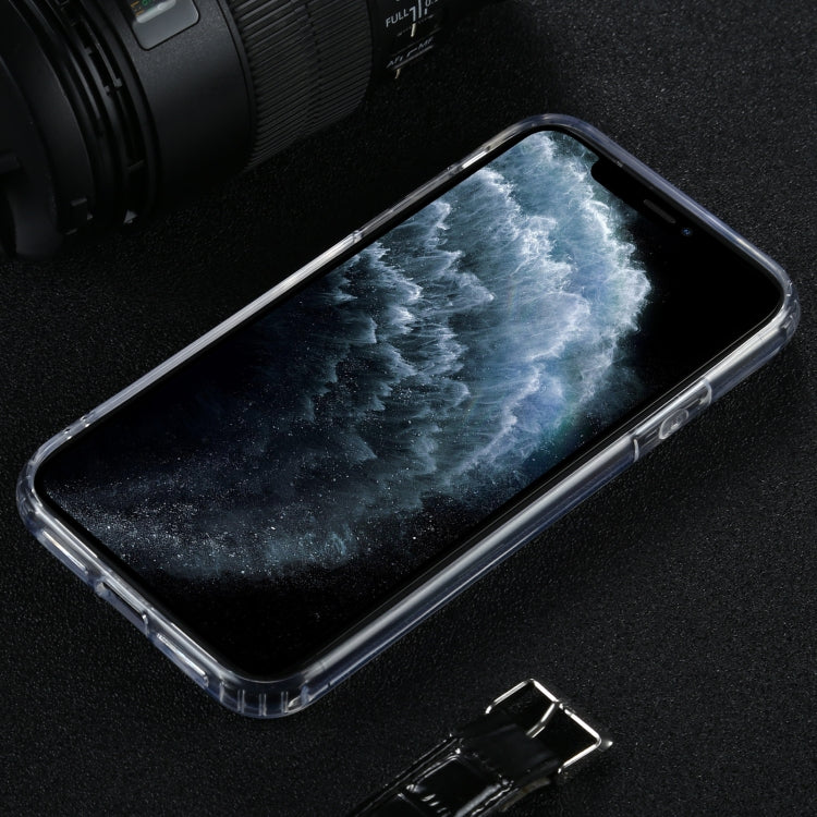 For iPhone 11 Four-corner Shockproof Transparent TPU + PC Protective Case