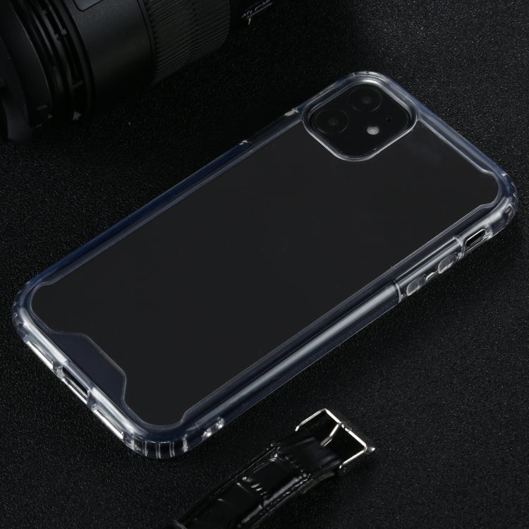 For iPhone 11 Four-corner Shockproof Transparent TPU + PC Protective Case