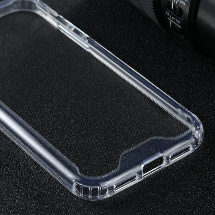 For iPhone 11 Four-corner Shockproof Transparent TPU + PC Protective Case