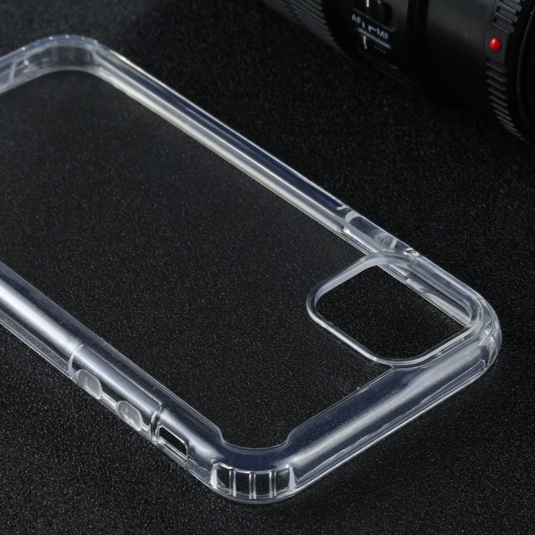 For iPhone 11 Four-corner Shockproof Transparent TPU + PC Protective Case