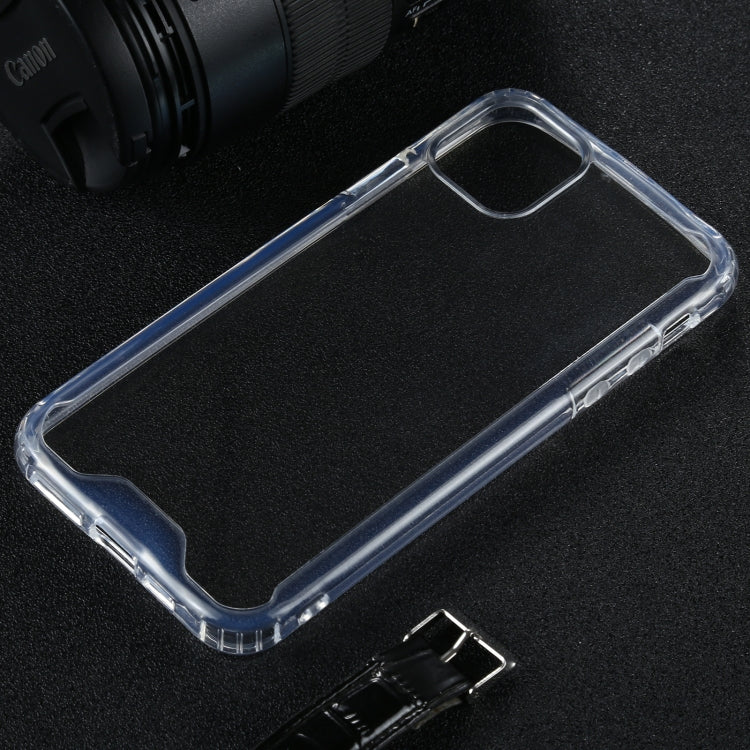 For iPhone 11 Pro Max Four-corner Shockproof Transparent TPU + PC Protective Case