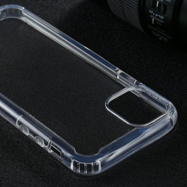 For iPhone 11 Pro Max Four-corner Shockproof Transparent TPU + PC Protective Case