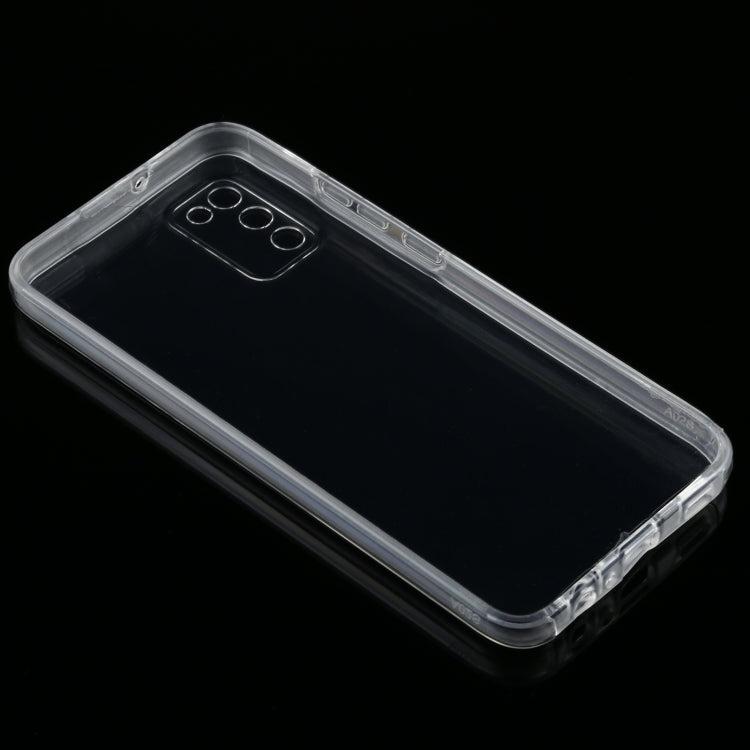 For Samsung Galaxy A02s PC+TPU Ultra-Thin Double-Sided All-Inclusive Transparent Mobile Phone Case