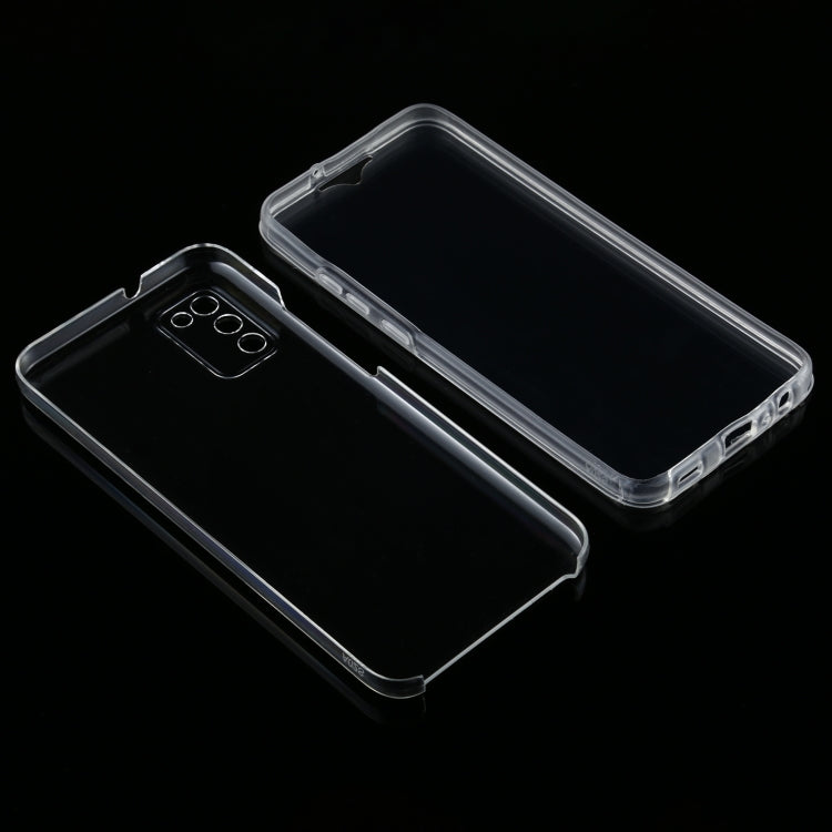 For Samsung Galaxy A02s PC+TPU Ultra-Thin Double-Sided All-Inclusive Transparent Mobile Phone Case