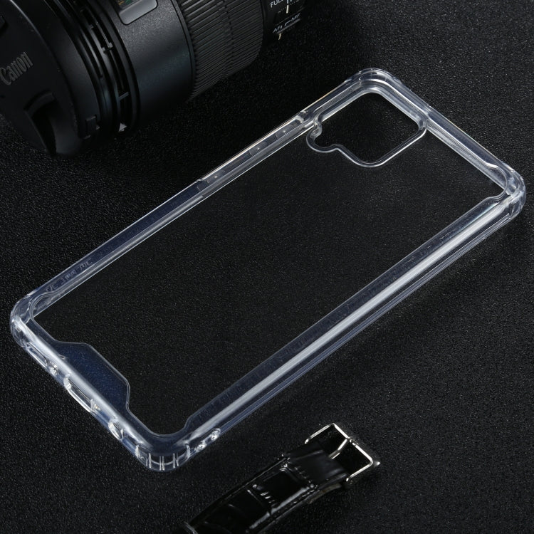 For Samsung Galaxy A42 5G Four-corner Shockproof Transparent TPU + PC Protective Case