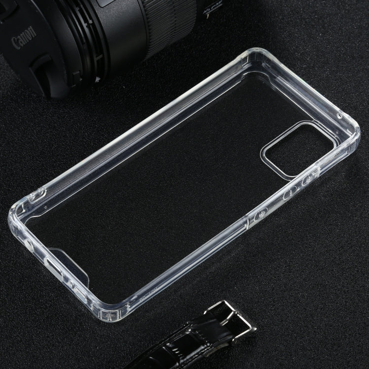 For Samsung Galaxy A51 5G Four-corner Shockproof Transparent TPU + PC Protective Case