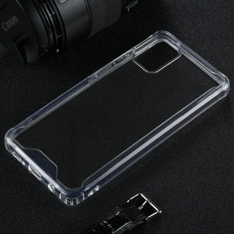 For Samsung Galaxy A51 5G Four-corner Shockproof Transparent TPU + PC Protective Case