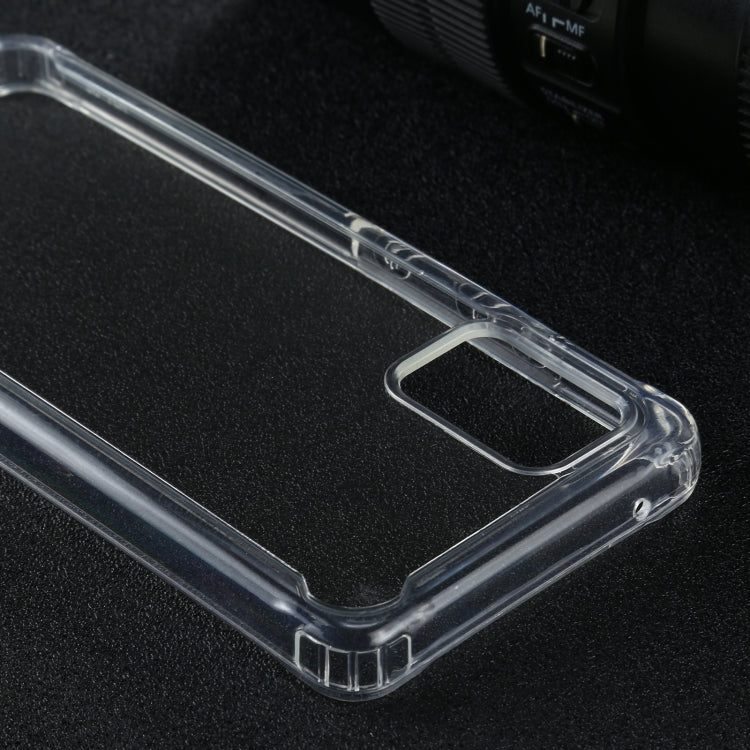 For Samsung Galaxy A51 5G Four-corner Shockproof Transparent TPU + PC Protective Case