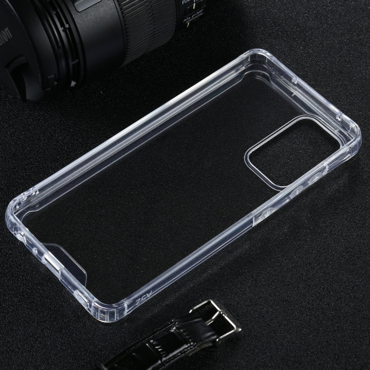 For Samsung Galaxy A52 5G / 4G Four-corner Shockproof Transparent TPU + PC Protective Case