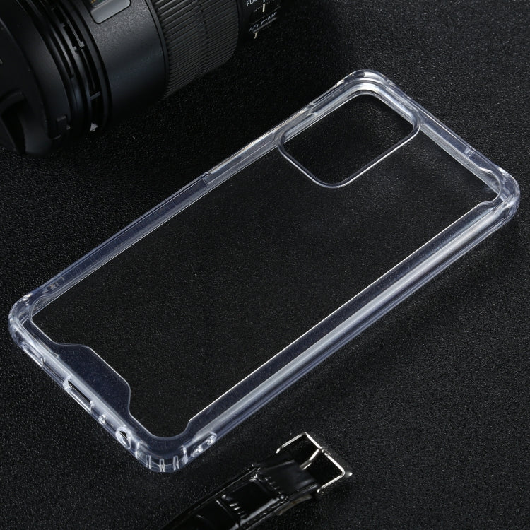 For Samsung Galaxy A52 5G / 4G Four-corner Shockproof Transparent TPU + PC Protective Case