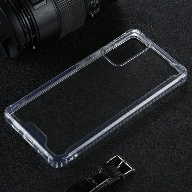 For Samsung Galaxy S20 FE 5G Four-corner Shockproof Transparent TPU + PC Protective Case