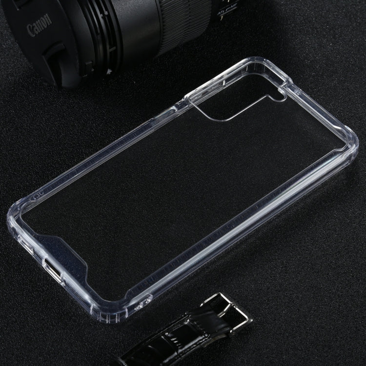 For Samsung Galaxy S21+ 5G Four-corner Shockproof Transparent TPU + PC Protective Case