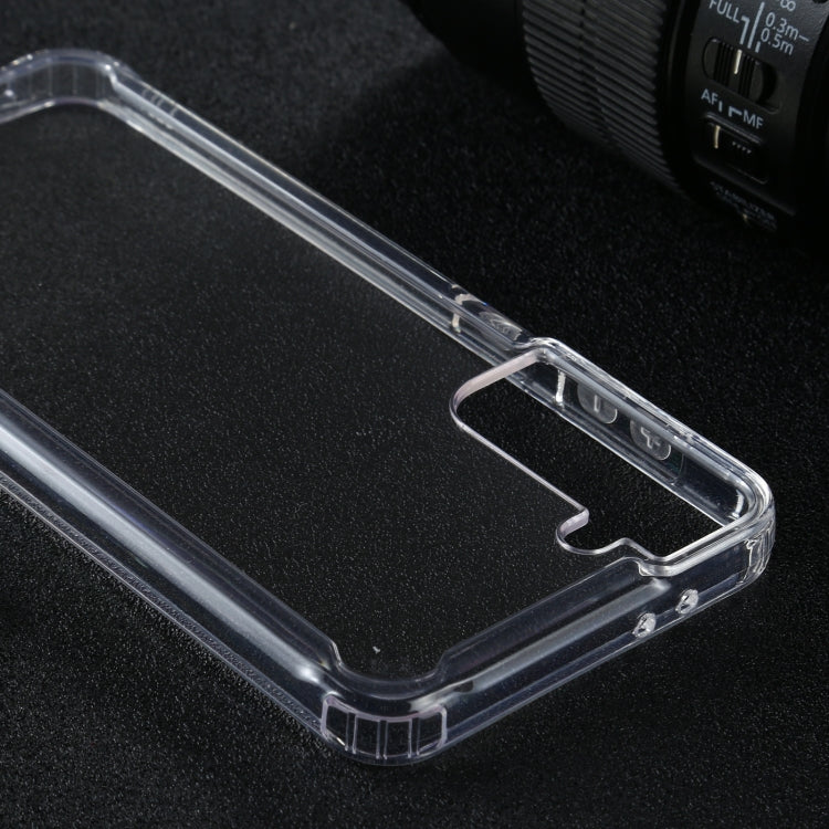 For Samsung Galaxy S21+ 5G Four-corner Shockproof Transparent TPU + PC Protective Case
