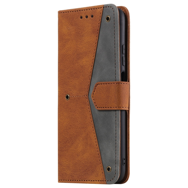 For Samsung Galaxy A12 5G Stitching Calf Texture Horizontal Flip Leather Case with Holder & Card Slots & Wallet