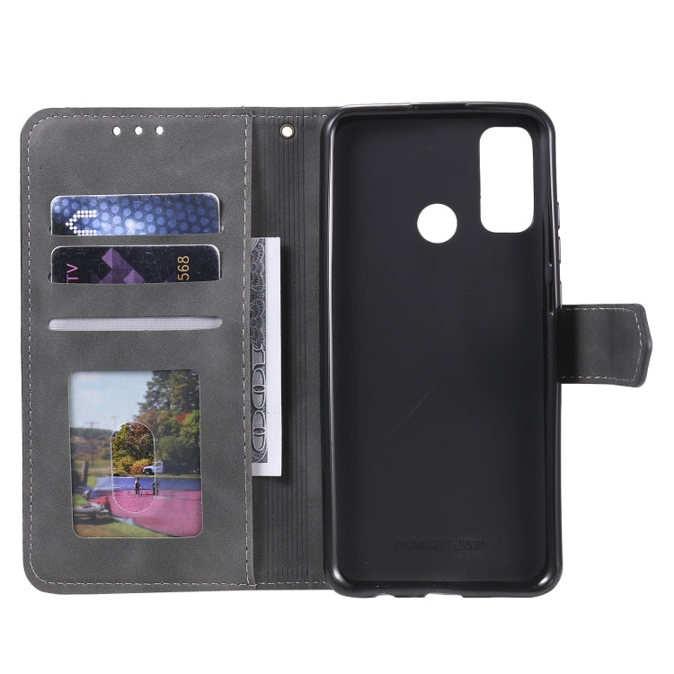 For Motorola Moto G30 / G10 Stitching Calf Texture Horizontal Flip Leather Case with Holder & Card Slots & Wallet
