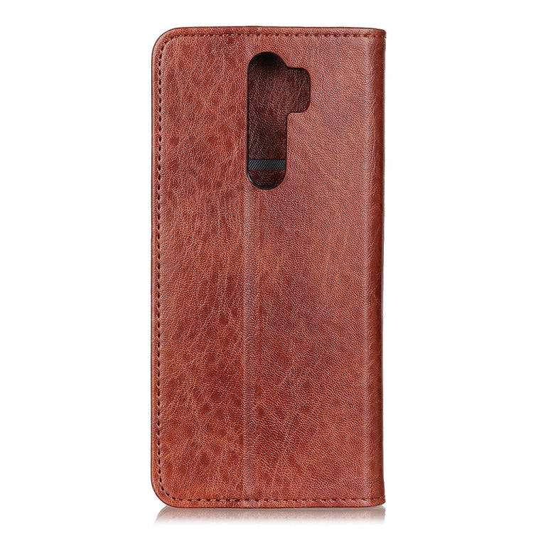 For OPPO A9 (2020) Magnetic Retro Crazy Horse Texture Horizontal Flip Leather Case with Holder & Card Slots
