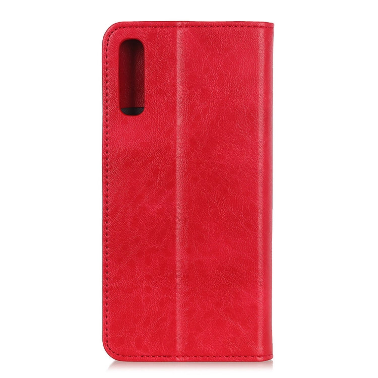 For Galaxy A70s Magnetic Retro Crazy Horse Texture Horizontal Flip Leather Case with Holder & Card Slots