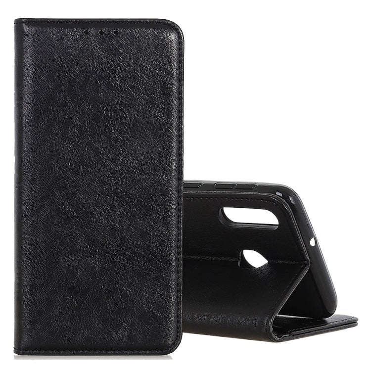 For Galaxy M10s Magnetic Retro Crazy Horse Texture Horizontal Flip Leather Case with Holder & Card Slots