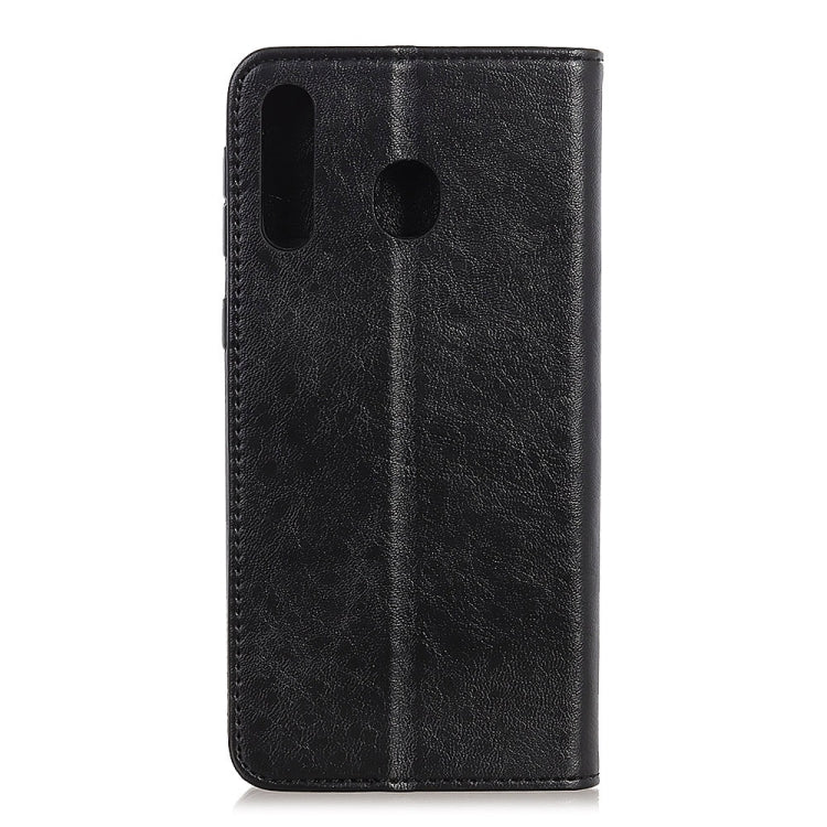 For Galaxy M10s Magnetic Retro Crazy Horse Texture Horizontal Flip Leather Case with Holder & Card Slots