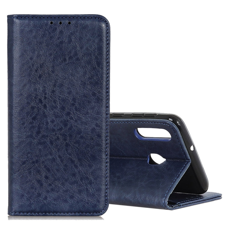 For Galaxy M10s Magnetic Retro Crazy Horse Texture Horizontal Flip Leather Case with Holder & Card Slots