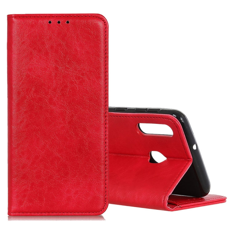 For Galaxy M10s Magnetic Retro Crazy Horse Texture Horizontal Flip Leather Case with Holder & Card Slots
