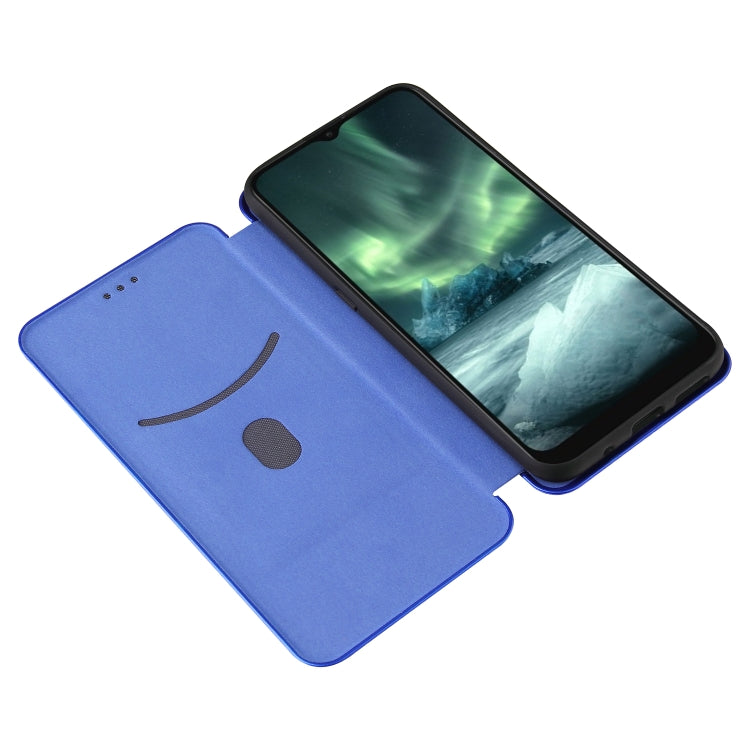 For Nokia 6.3 Carbon Fiber Texture Horizontal Flip TPU + PC + PU Leather Case with Card Slot