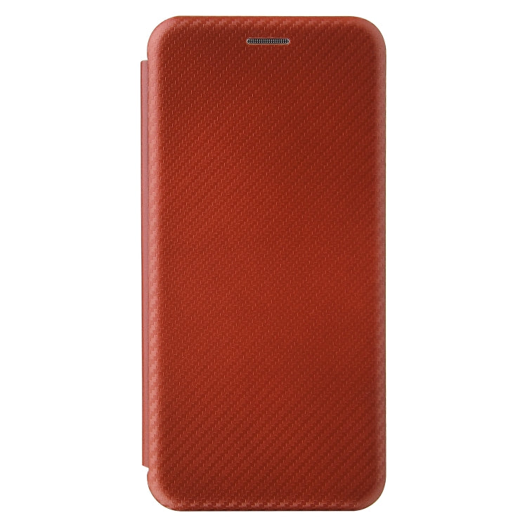 For Samsung Galaxy A32 4G Carbon Fiber Texture Horizontal Flip TPU + PC + PU Leather Case with Card Slot