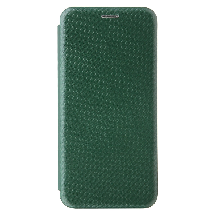 For Samsung Galaxy A32 4G Carbon Fiber Texture Horizontal Flip TPU + PC + PU Leather Case with Card Slot