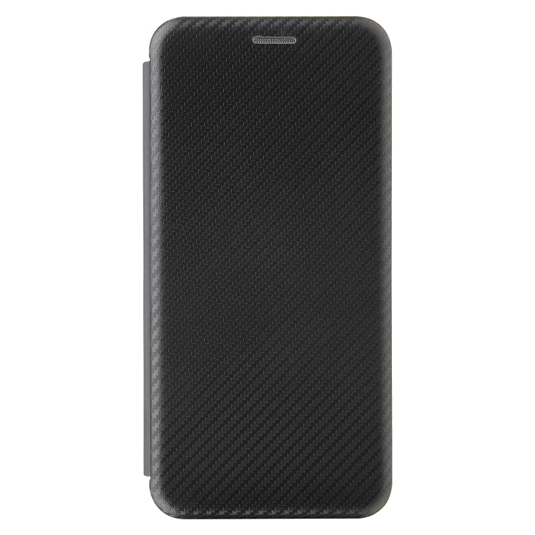For Samsung Galaxy A32 4G Carbon Fiber Texture Horizontal Flip TPU + PC + PU Leather Case with Card Slot