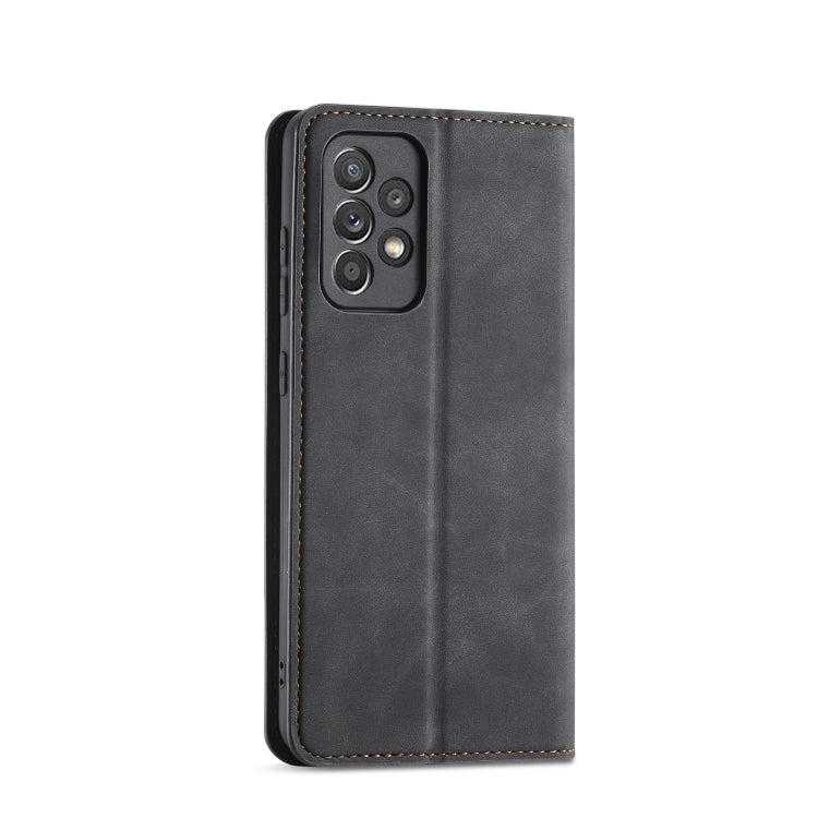 For Samsung Galaxy A52 5G / 4G Forwenw Dream Series Oil Edge Strong Magnetism Horizontal Flip Leather Case with Holder & Card Slots & Wallet & Photo Frame