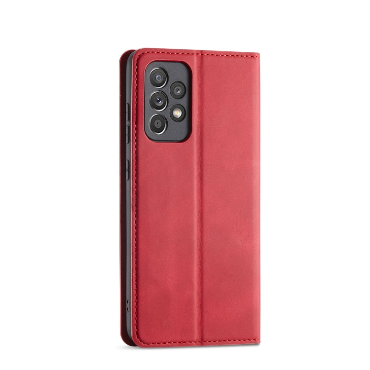 For Samsung Galaxy A52 5G / 4G Forwenw Dream Series Oil Edge Strong Magnetism Horizontal Flip Leather Case with Holder & Card Slots & Wallet & Photo Frame