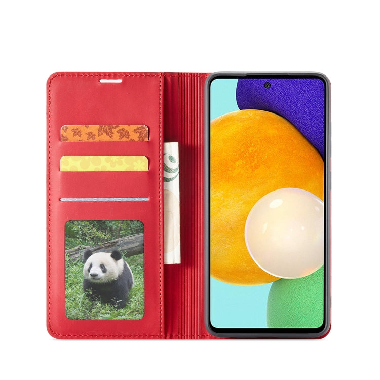 For Samsung Galaxy A52 5G / 4G Forwenw Dream Series Oil Edge Strong Magnetism Horizontal Flip Leather Case with Holder & Card Slots & Wallet & Photo Frame