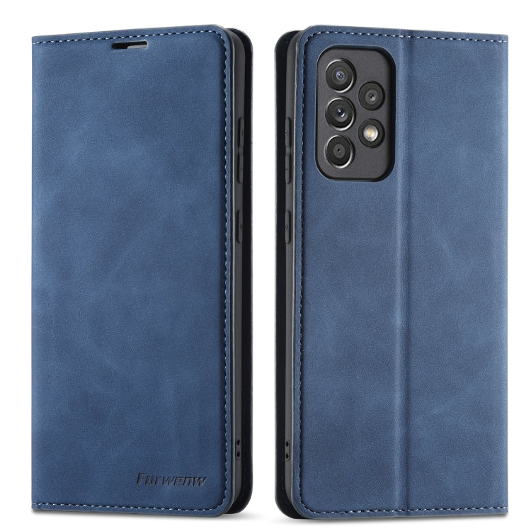 For Samsung Galaxy A52 5G / 4G Forwenw Dream Series Oil Edge Strong Magnetism Horizontal Flip Leather Case with Holder & Card Slots & Wallet & Photo Frame