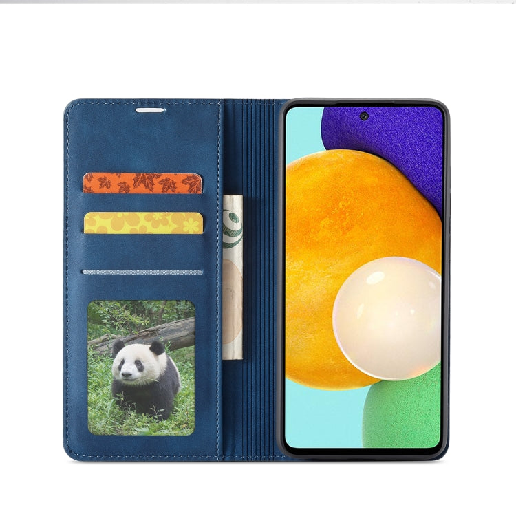 For Samsung Galaxy A52 5G / 4G Forwenw Dream Series Oil Edge Strong Magnetism Horizontal Flip Leather Case with Holder & Card Slots & Wallet & Photo Frame