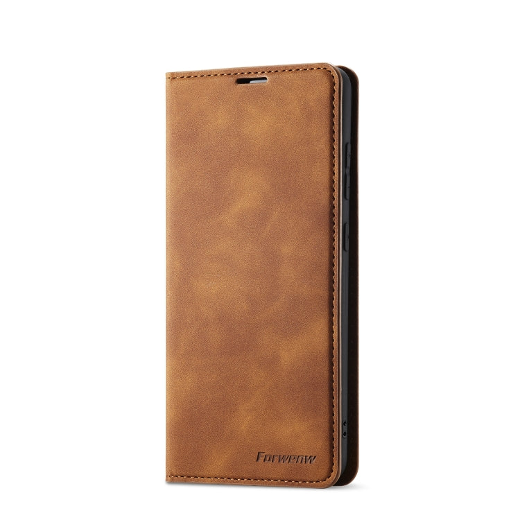 For Samsung Galaxy A52 5G / 4G Forwenw Dream Series Oil Edge Strong Magnetism Horizontal Flip Leather Case with Holder & Card Slots & Wallet & Photo Frame