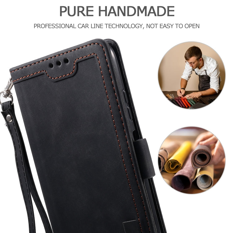 For Samsung Galaxy A12 5G Retro Splicing Horizontal Flip Leather Case with Card Slots & Holder & Wallet