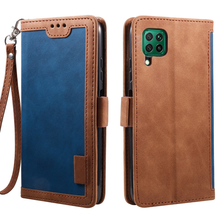 For Samsung Galaxy A12 5G Retro Splicing Horizontal Flip Leather Case with Card Slots & Holder & Wallet