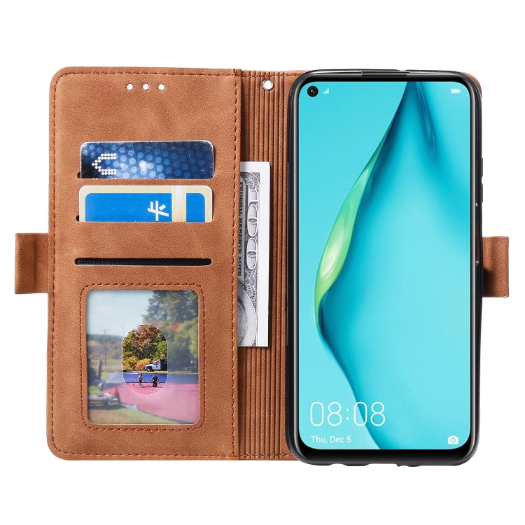 For Samsung Galaxy A12 5G Retro Splicing Horizontal Flip Leather Case with Card Slots & Holder & Wallet